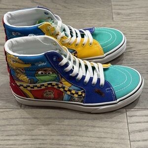 VANS x Sesame Street Sk8-Hi Oscar's Taxi Service Sneakers Men 5.5 Wmn 7